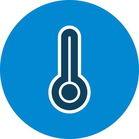 Temperaturviktikon Icon vektor