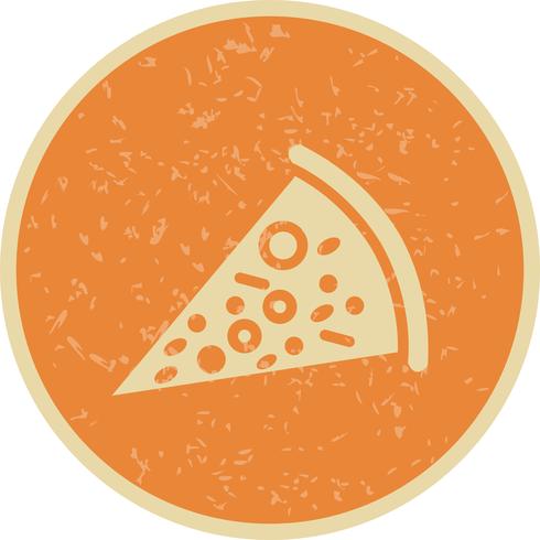 Vektor-Pizza-Symbol vektor