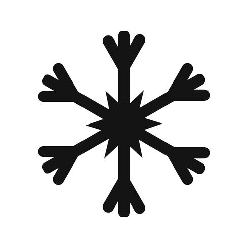 Schneeflocke-Vektor-Symbol vektor