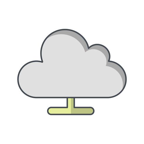 cloud computing vector icon