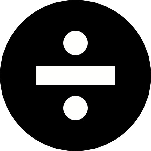 Vektor-Symbol teilen vektor