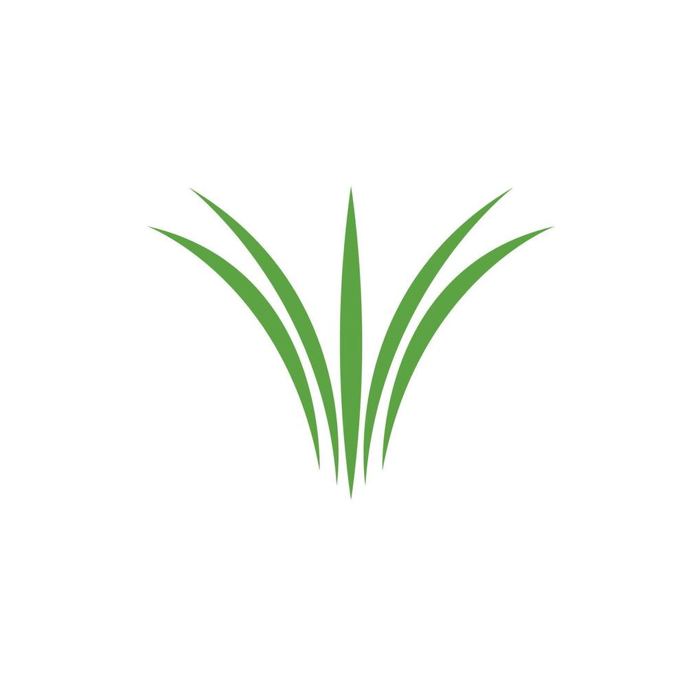 Gras Logo Vorlage Element und Symbol vektor