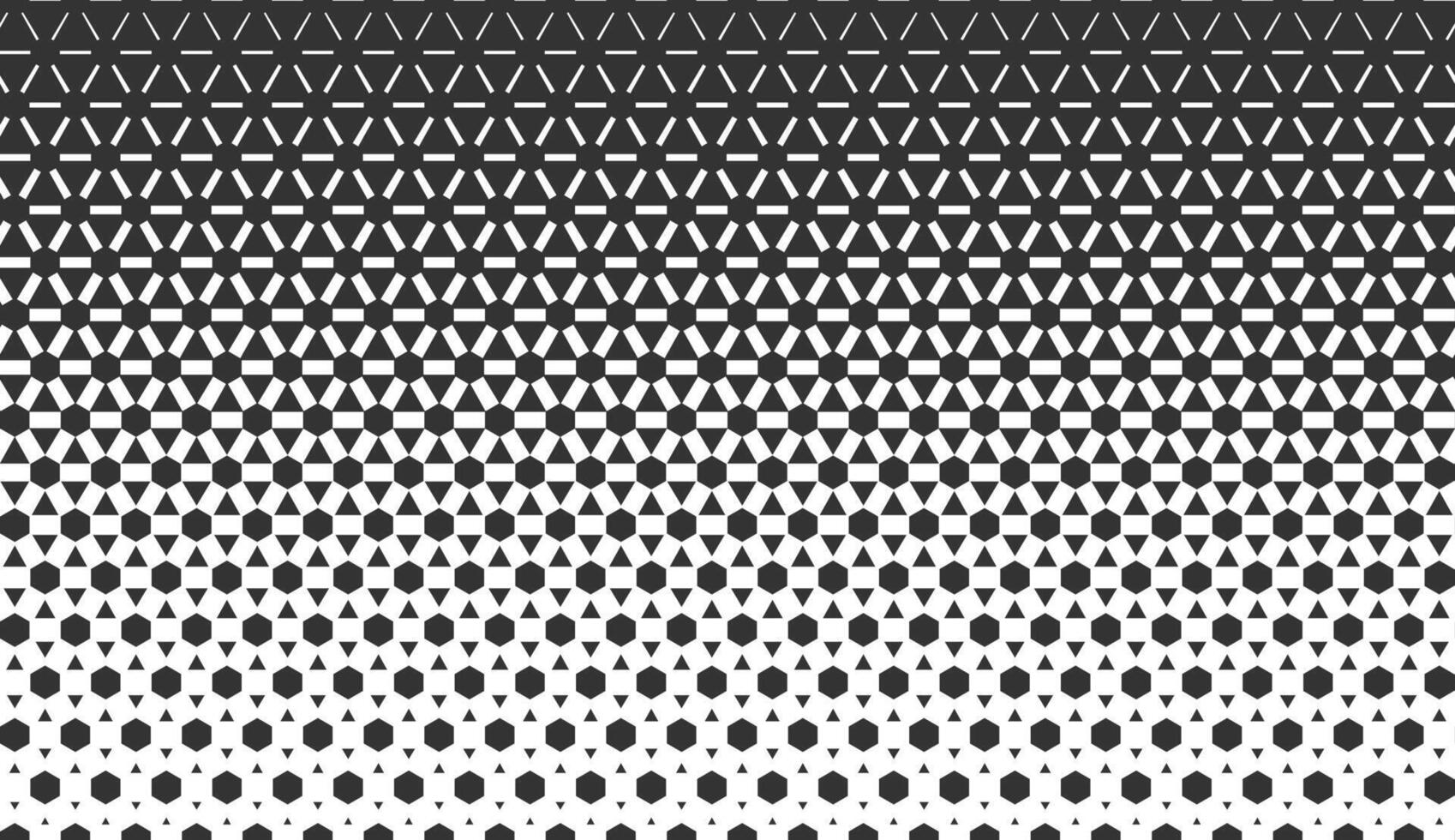 svartvit sömlös mönster. upprepa geometrisk bakgrund med polygon, triangel, lutning. textur för webb webbplats bakgrund, tapet, textil, tyg. enkel former vektor