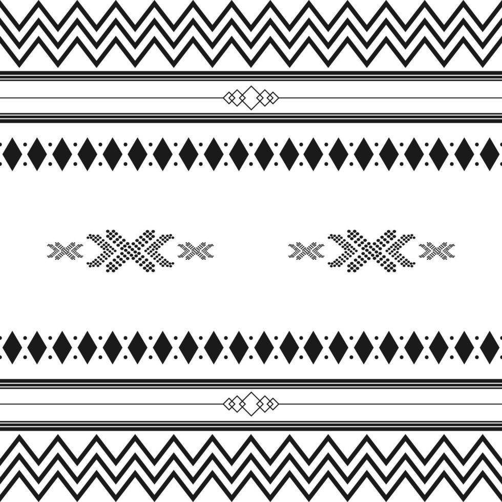 svart och vitt tribal etniskt mönster med geometriska element, traditionell afrikansk lera tyg, tribal design. tyg eller hemtapetdesign vektor