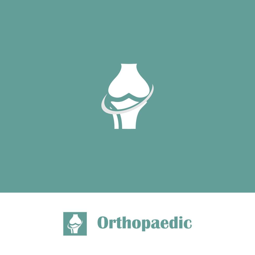 ortopedisk logotyp inspirationsmall. ikon vektor