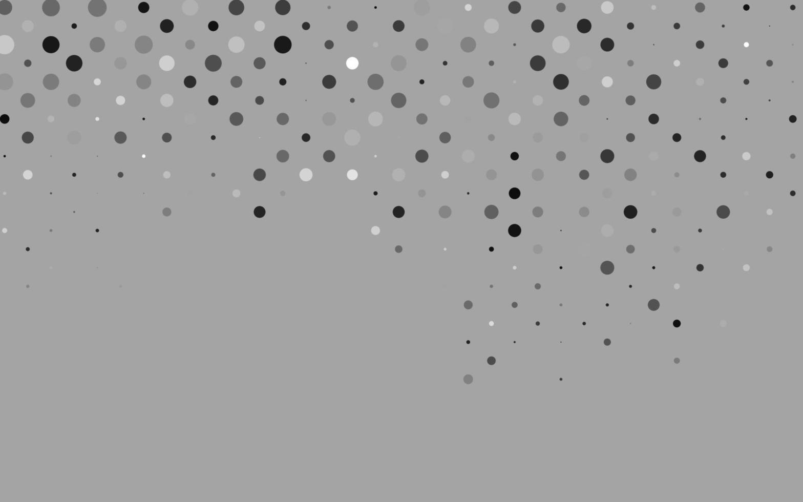 hellsilber, grauer Vektorhintergrund mit Punkten. vektor