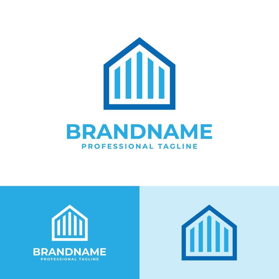 finanziell Haus Logo, geeignet zum irgendein Geschäft finanziell und Haus vektor