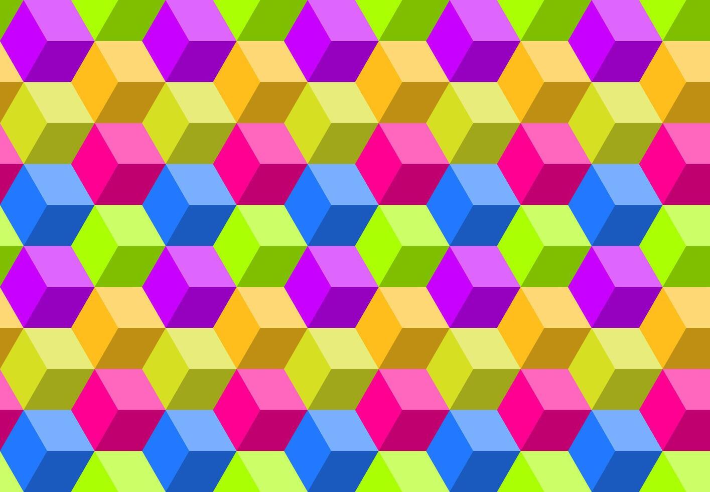 bunt abstrakt Polygon Hintergrund, nahtlos geometrisch Digital Mosaik Muster, Illustration vektor