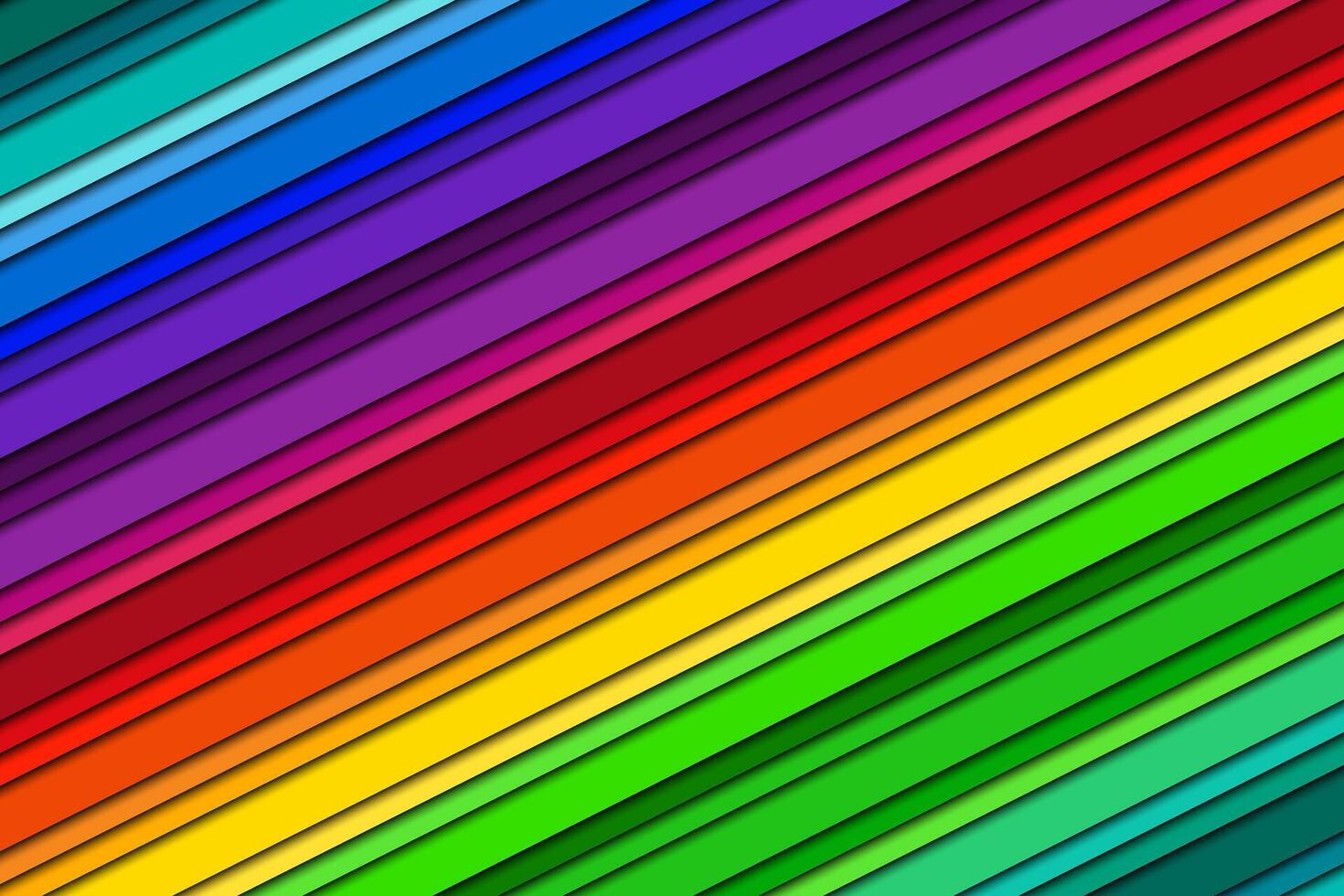 abstrakt bakgrund, modern ljus bakgrund med sned rader, Färg spektrum, färgrik randig mönster, illustration vektor