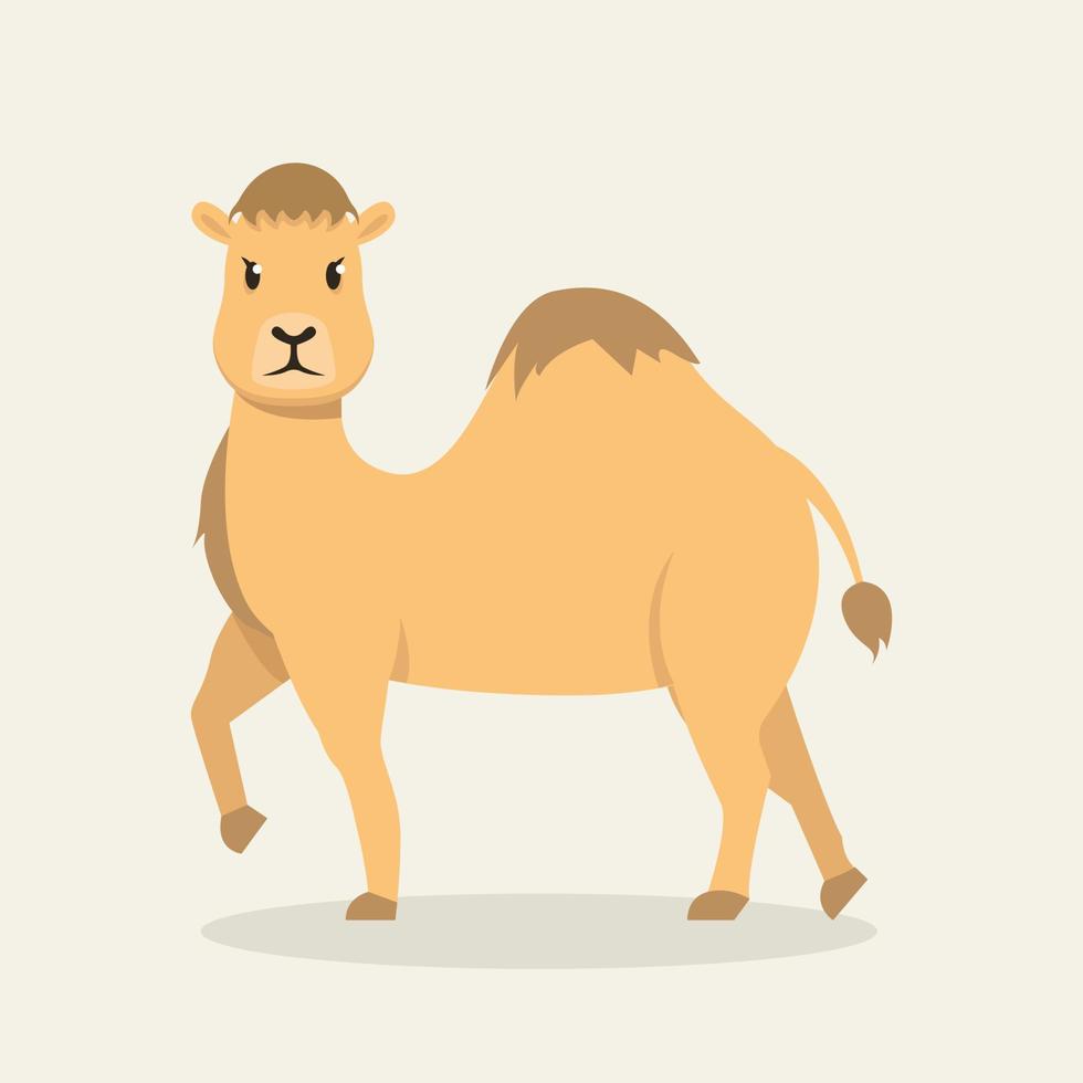 Kamel schlichtes Design vektor