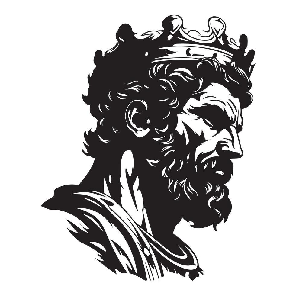 kejserlig vrede ikoniska arg roman kejsare logotyp för kläder vektor