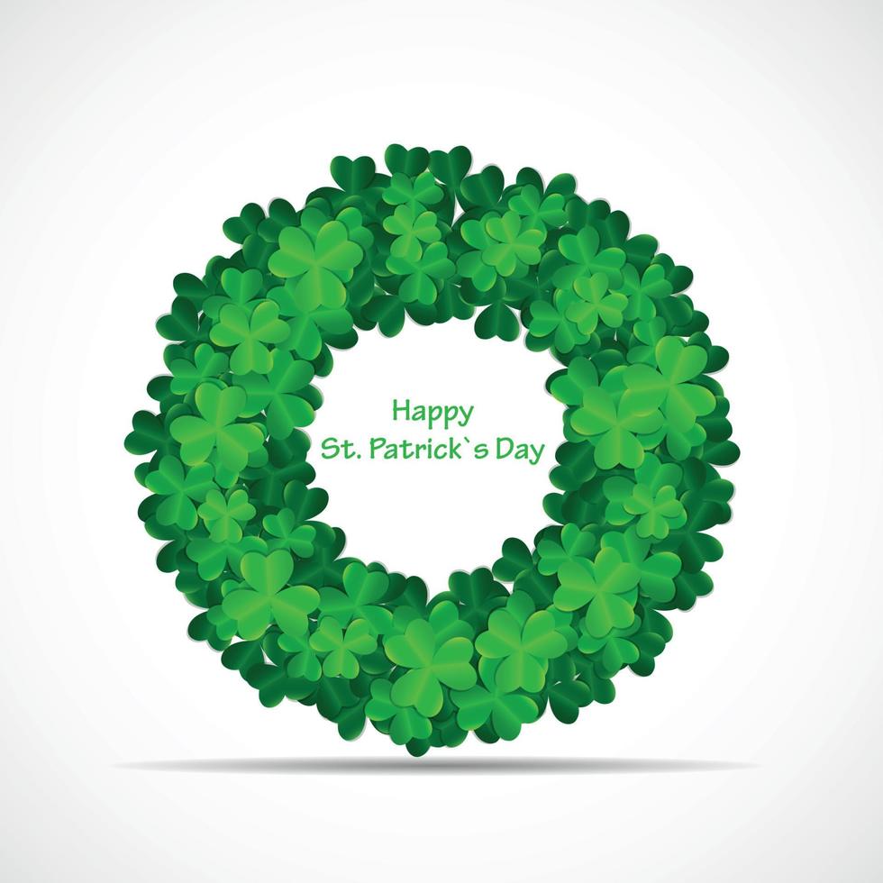 St. Patrick Day Hintergrund-Vektor-Illustration vektor