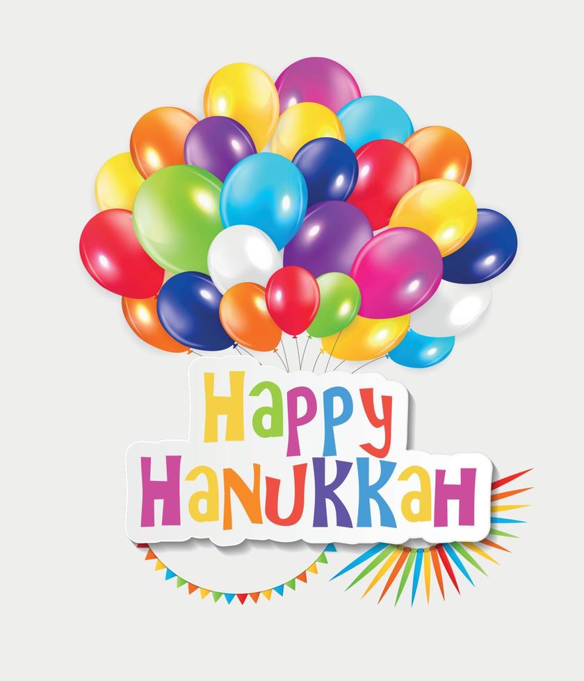 glad Hanukkah, judisk semester bakgrund. vektor illustration. Hanukkah är namnet på den judiska högtiden.