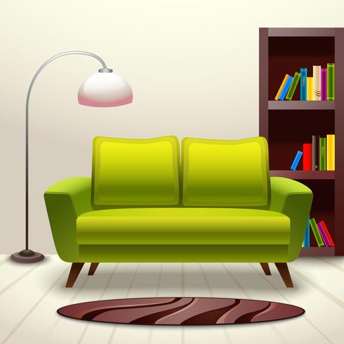 Interior Design Sofa vektor