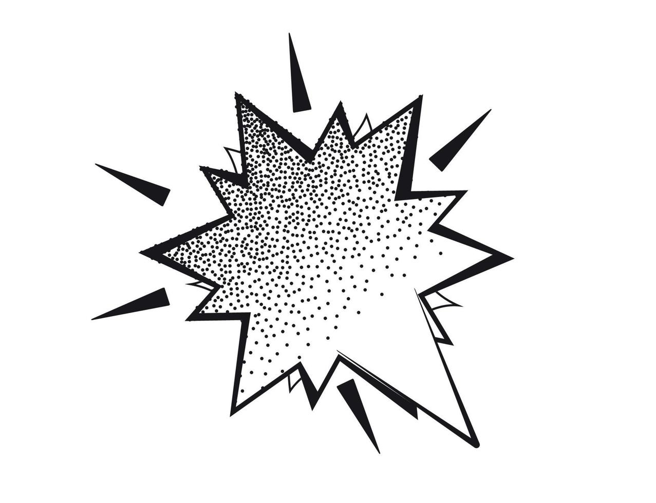 Cartoon-Sprechblasen auf weißem Hintergrund. Vektor-Illustration vektor