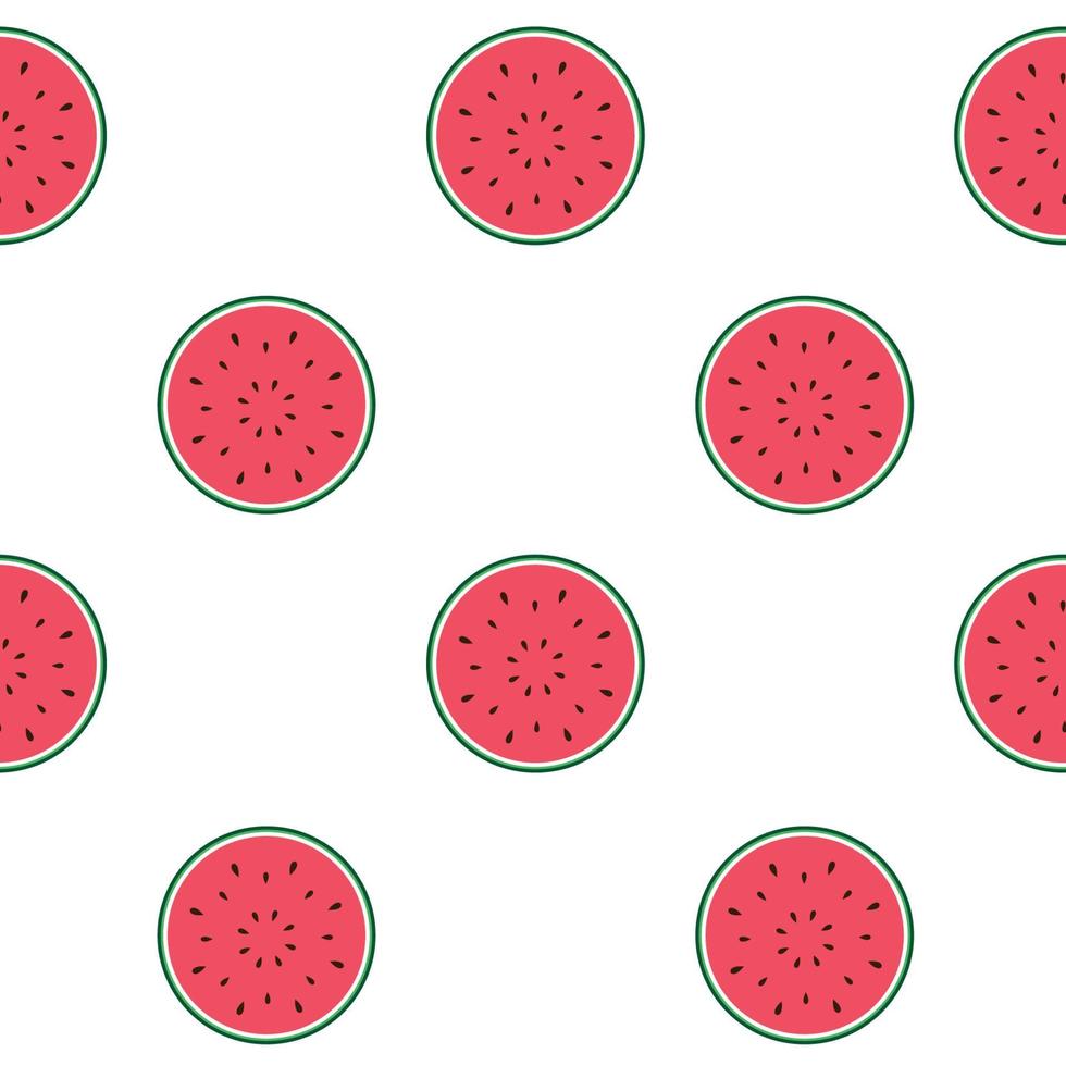 sömlös bakgrund med vattenmelon. vektor illustration.