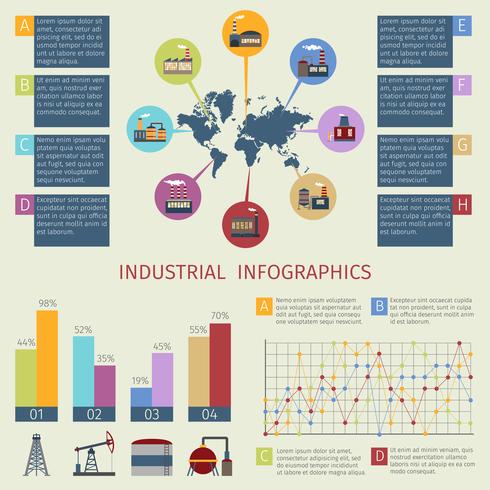 Energie-Infografiken gesetzt vektor