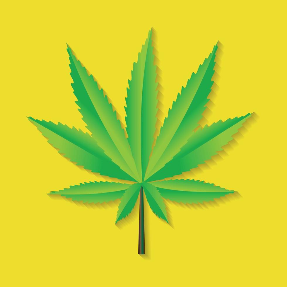 abstrakte Cannabis-Hintergrund-Vektor-Illustration vektor