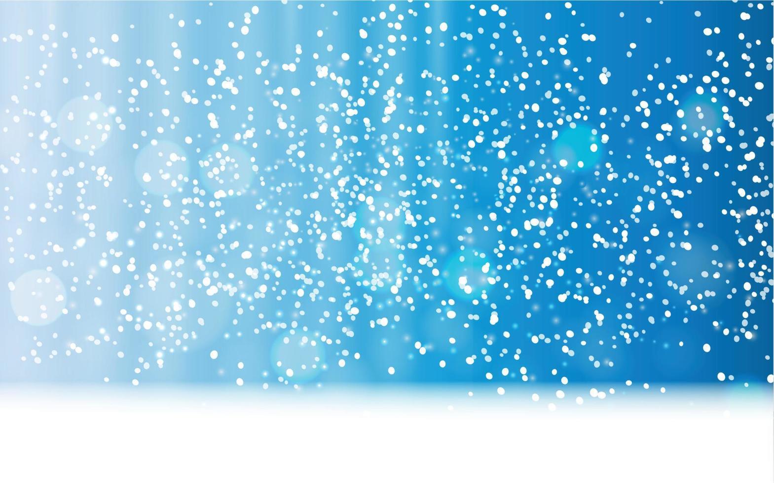 abstrakter Winterschnee blauer Hintergrundvektorillustration vektor