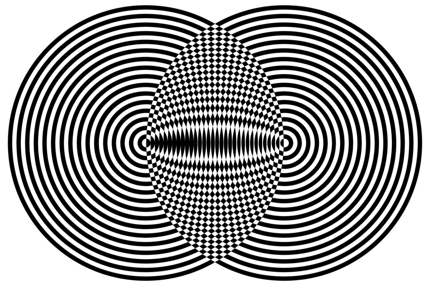 hypnotisch faszinierende abstrakte image.vector Illustration. vektor