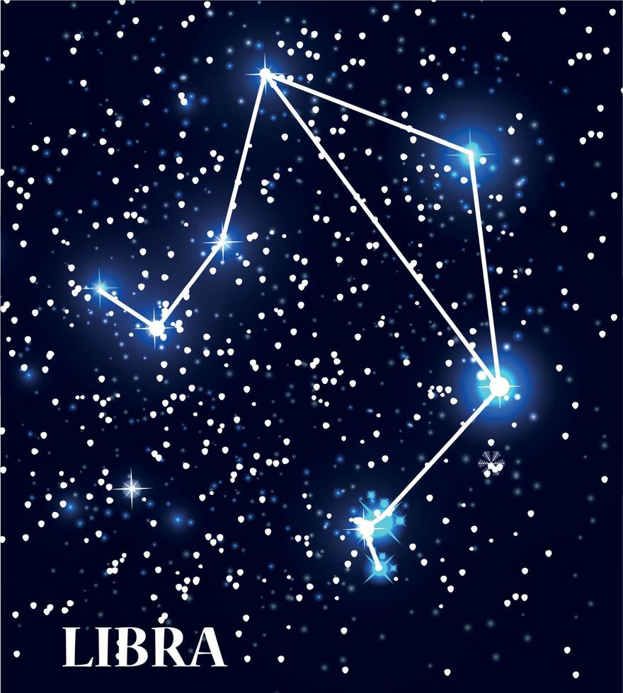 symbol Libra stjärntecken. vektor illustration. eps10
