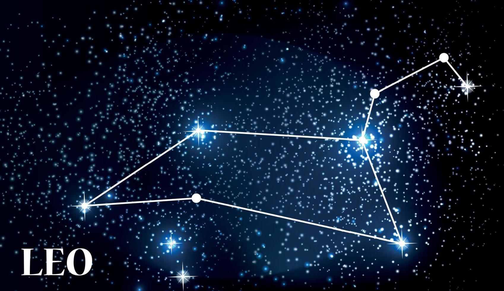 symbol leo stjärntecken. vektor illustration.