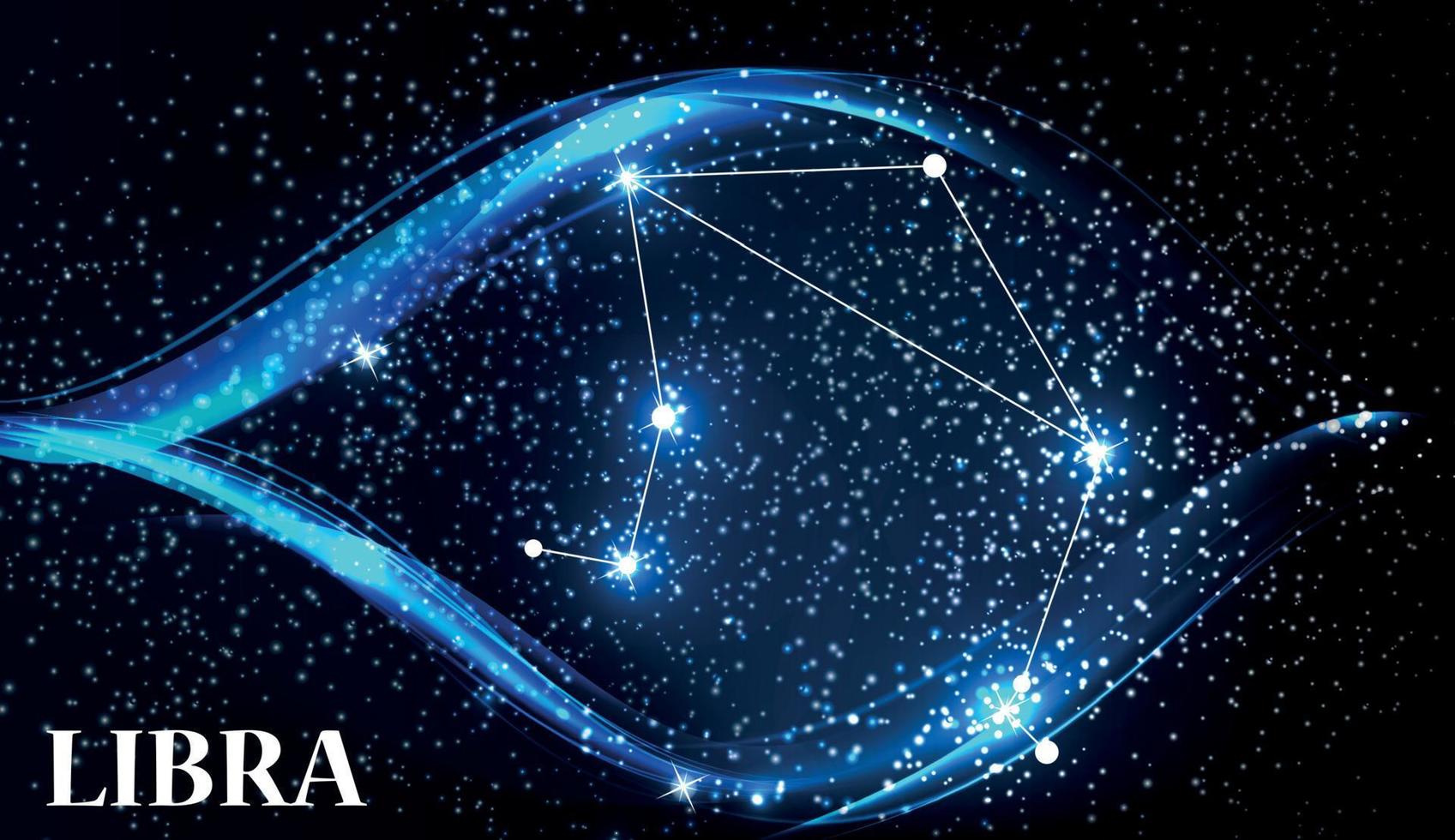 symbol Libra stjärntecken. vektor illustration.