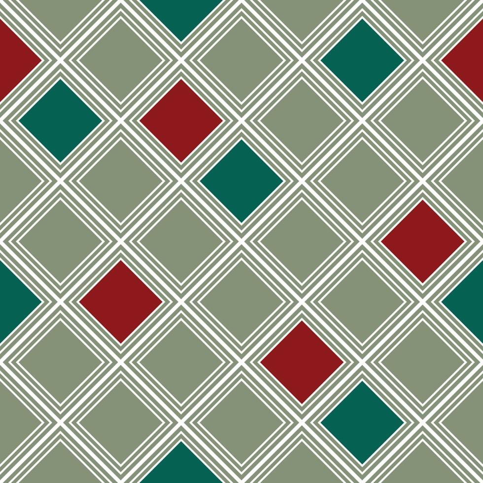 weihnachten abstrakt grün rot hintergrund diamant nahtlos vektor