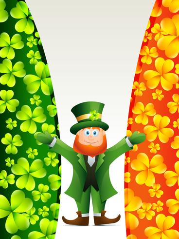 leprechaun karaktär vektor