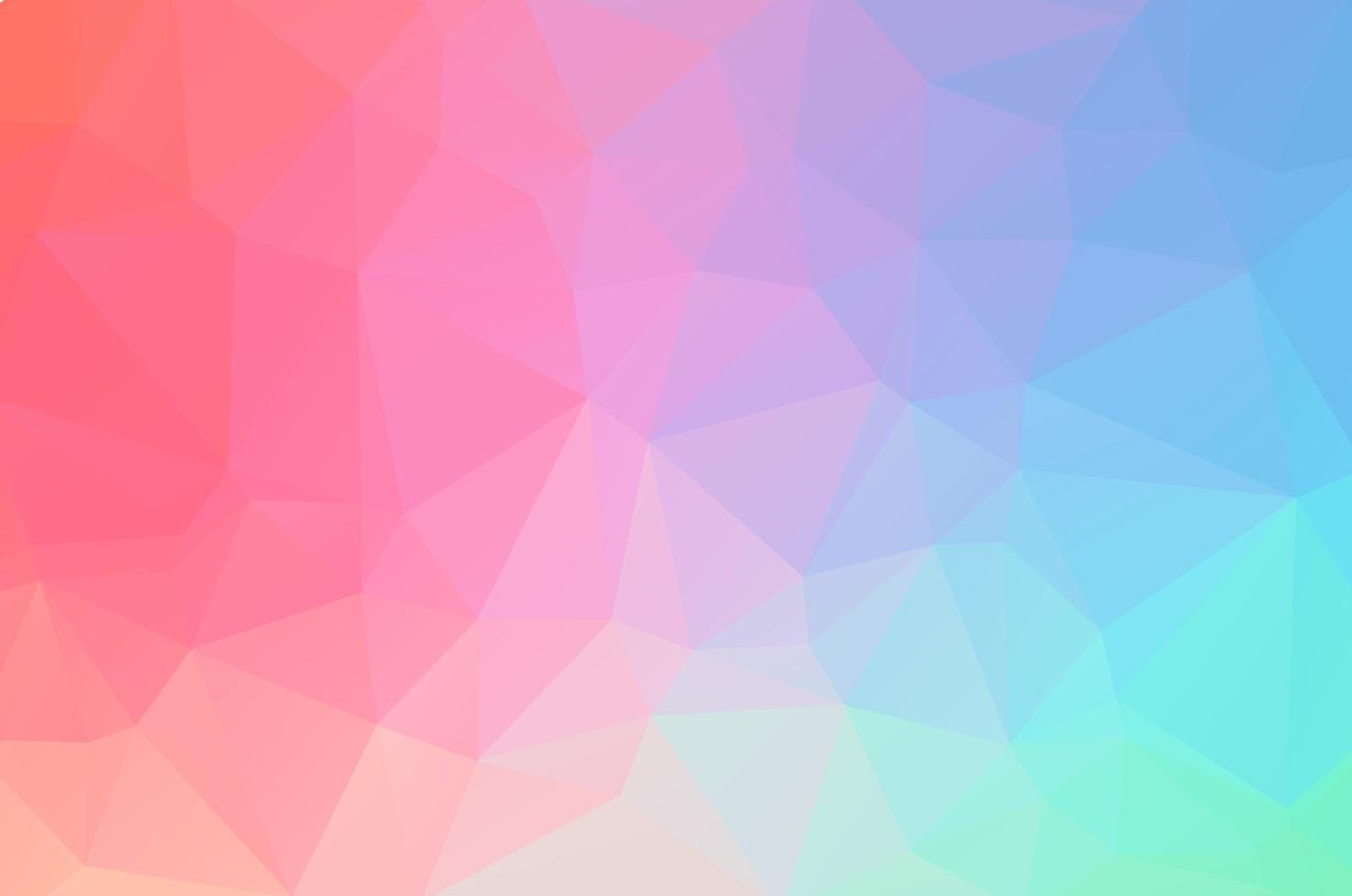 abstrakter mehrfarbiger Low-Poly-Kristallhintergrund. Polygon-Design-Muster. Low-Poly-Vektor-Illustration, niedriger Polygon-Hintergrund. vektor