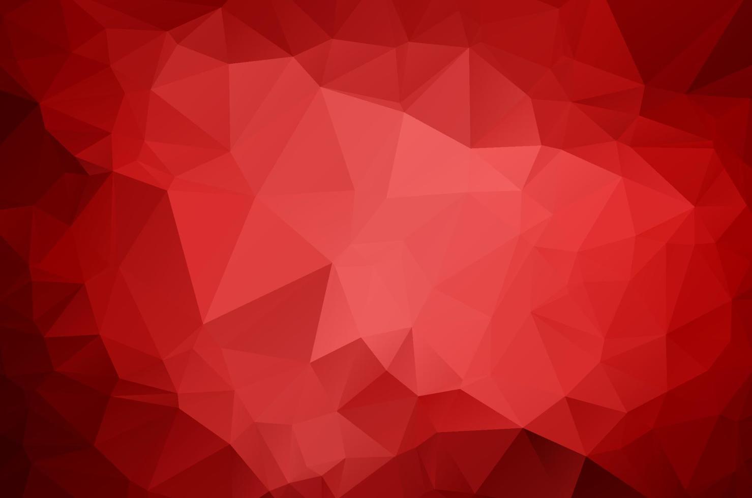 roter niedriger Polykristallhintergrund. Polygon-Design-Muster. Umwelt grün Low-Poly-Vektor-Illustration, niedrige Polygon-Hintergrund. vektor