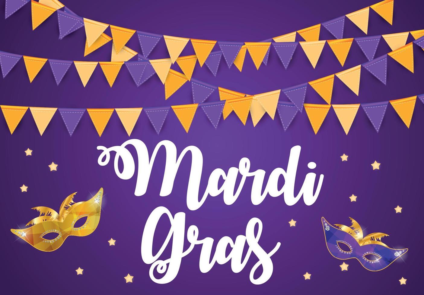 mardi gras broschyr template.celebration gratulationskort backround. vektor illustration