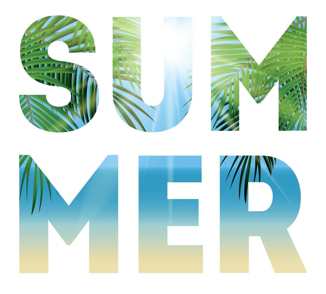 Sommer natürliche Plakat-, Poster-, Flyer- oder Einladungshintergrund-Vektorillustration vektor