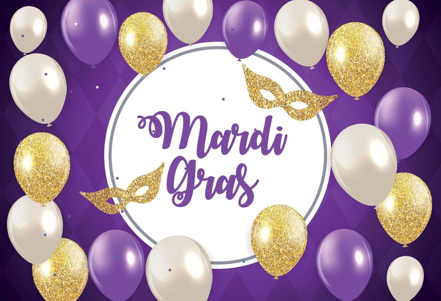 mardi gras broschyr template.celebration gratulationskort backround. vektor illustration