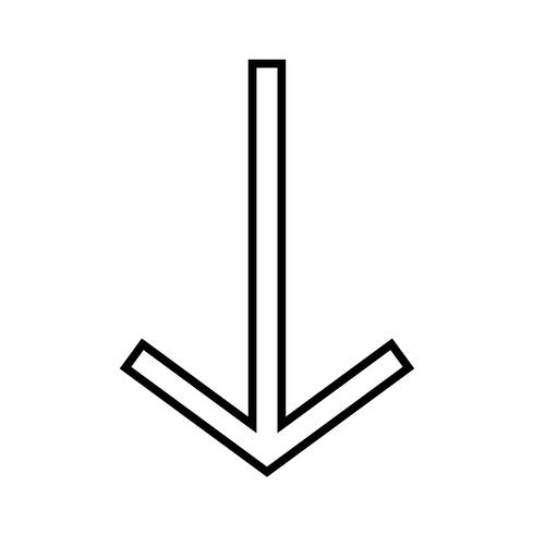 schwarze Linie Symbol vektor