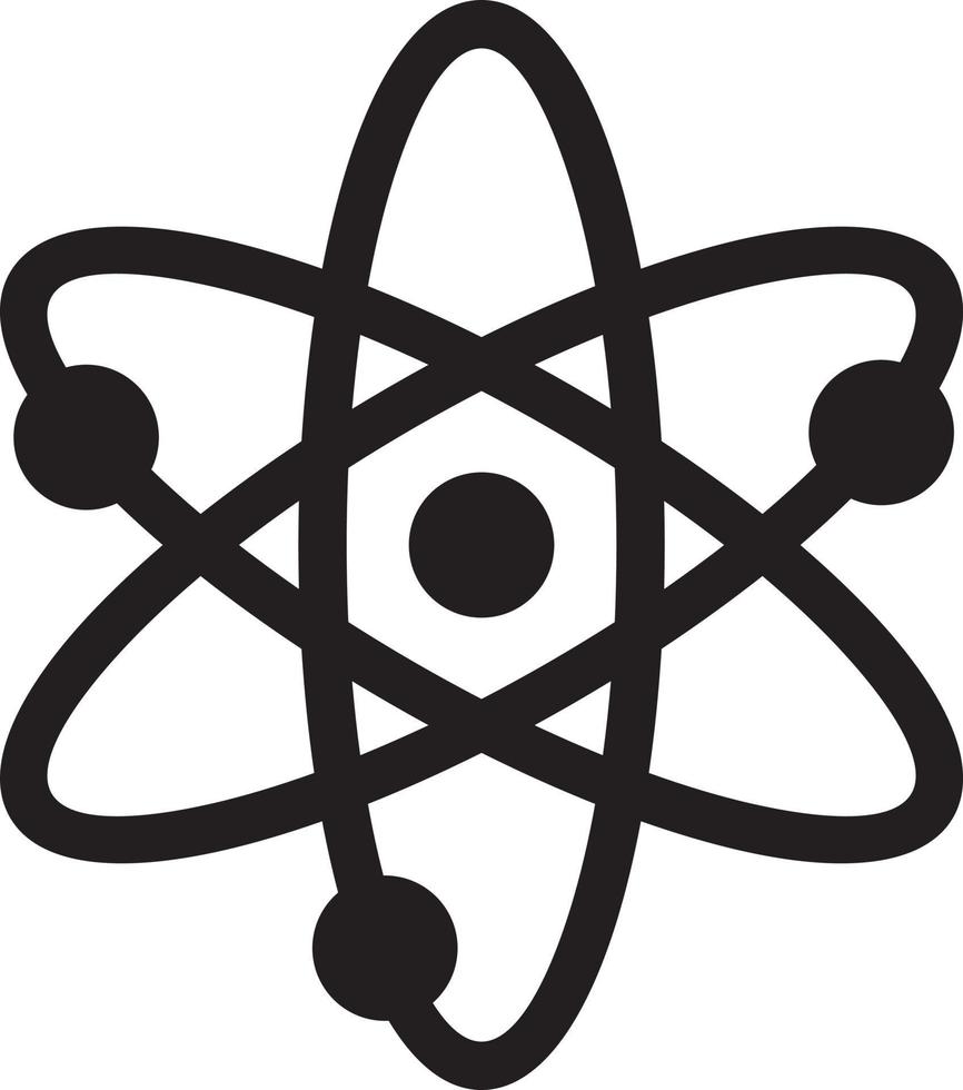 enkel atomsymbol vektor