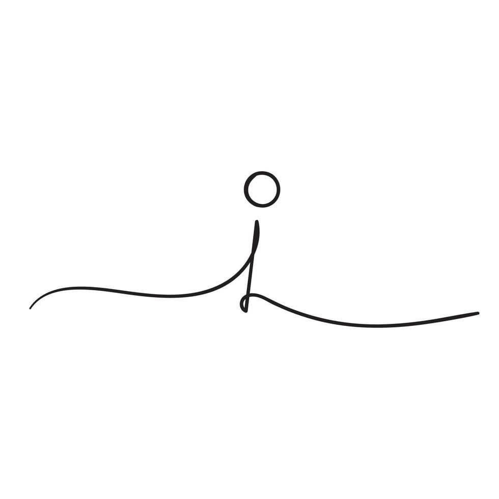 Hand gezeichnetes Doodle-Informationszeichen-Vektorsymbol vektor