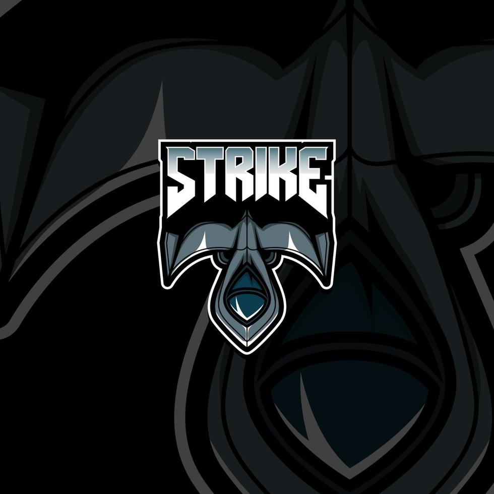 Streik E-Sport-Logo Mobile Gaming-Team vektor