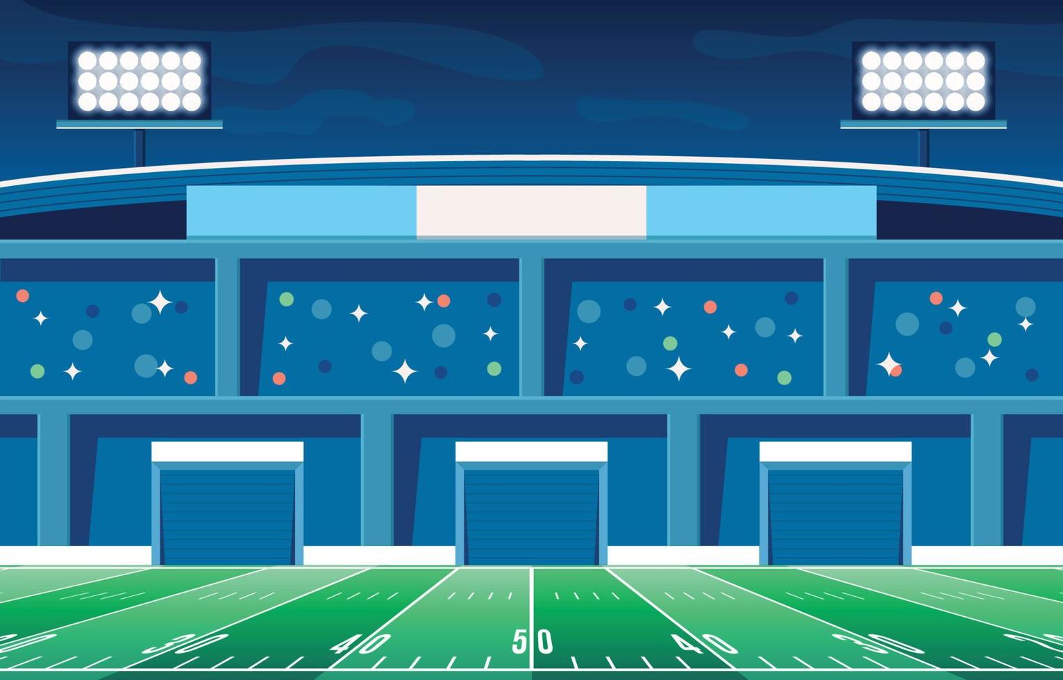Superbowl-Stadion-Hintergrund vektor