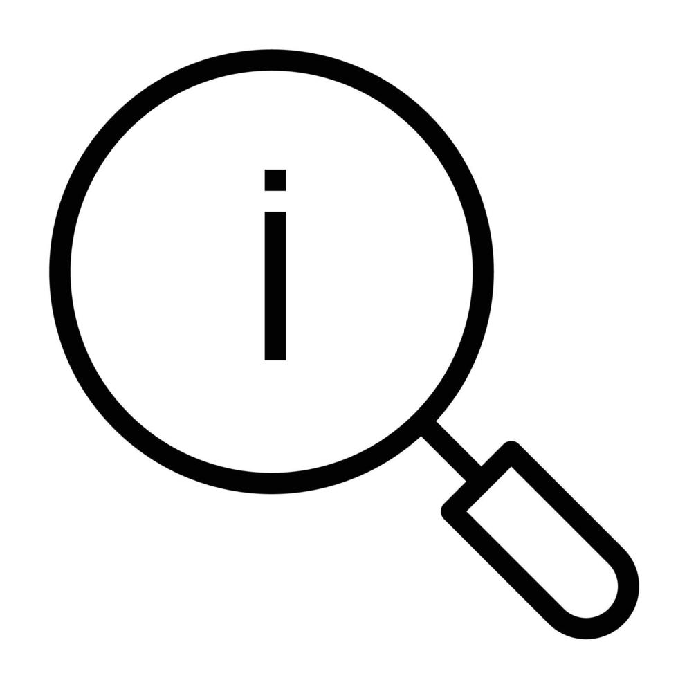 Infozeile Symbol Logo Vektor Illustration