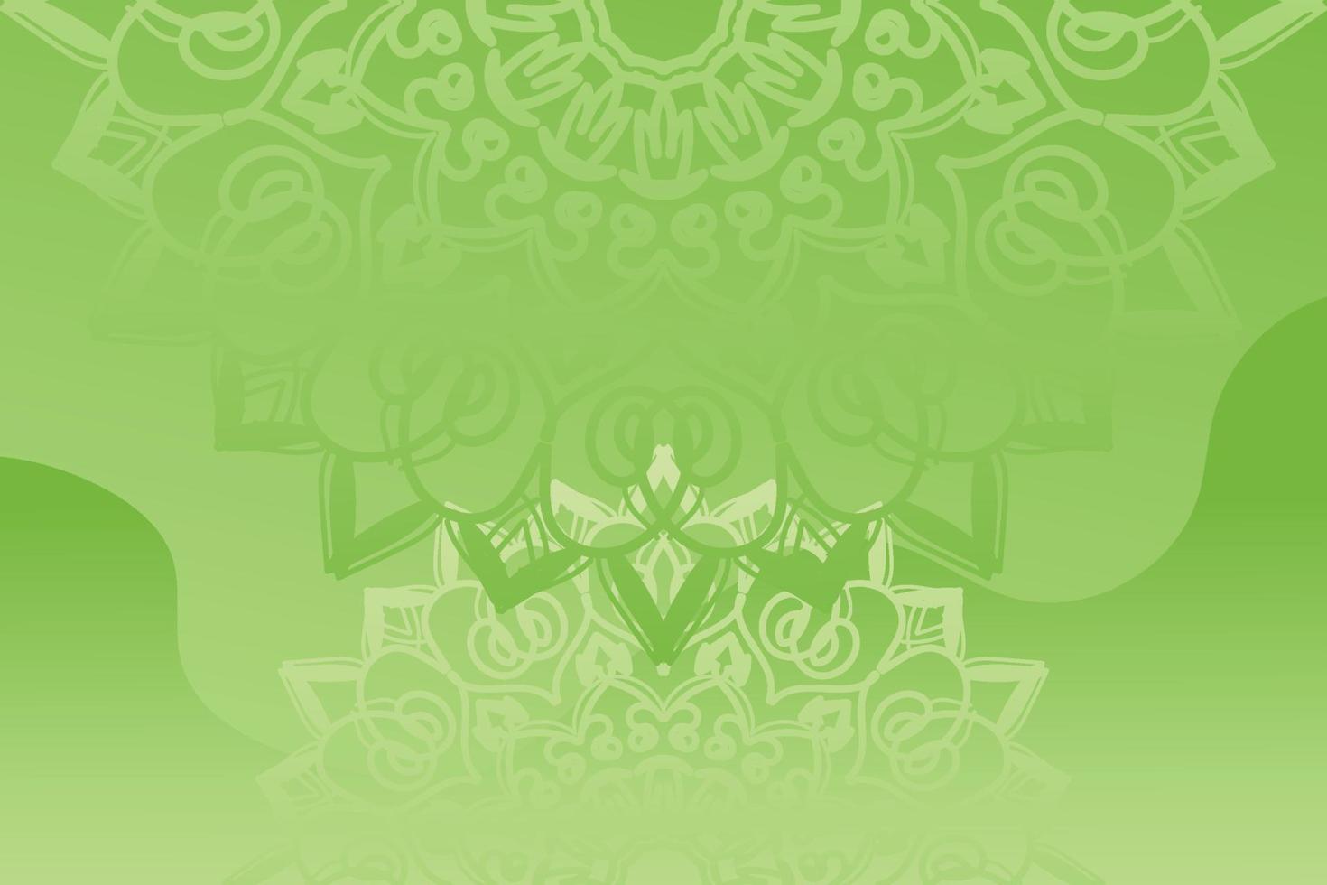 schöne Vektor handgezeichnete indische Ornament Mandala auf Hintergrundstil.