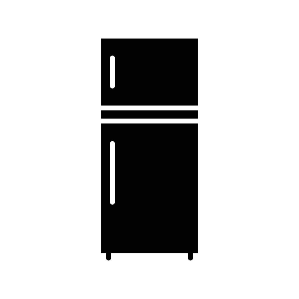 Kühlschrank-Glyphe-Symbol vektor