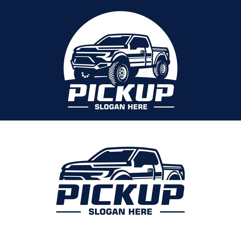 Pickup-Truck-Logo vektor