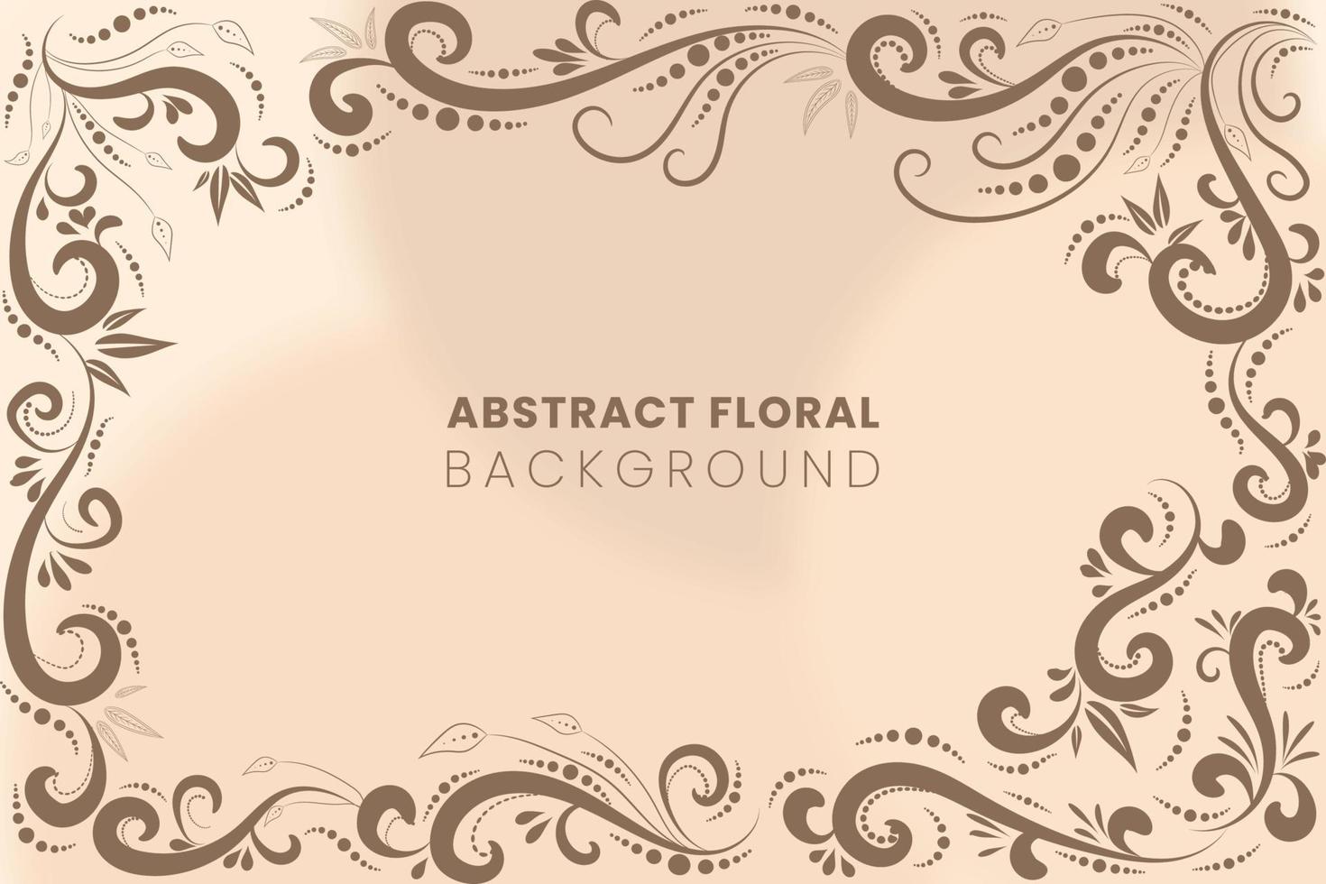 Gekritzel handgezeichneter kreativer Stil Blumenkunsthintergrund vektor
