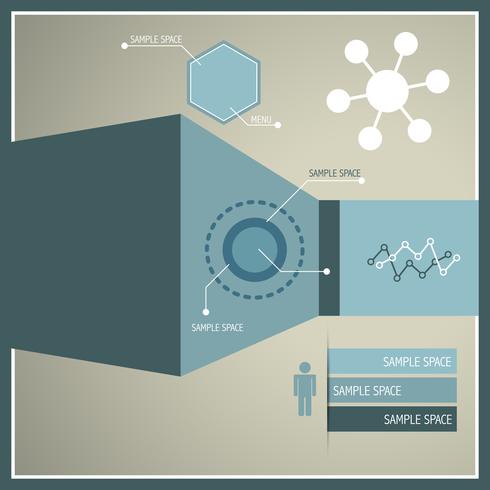 illustration av modern infographic vektor