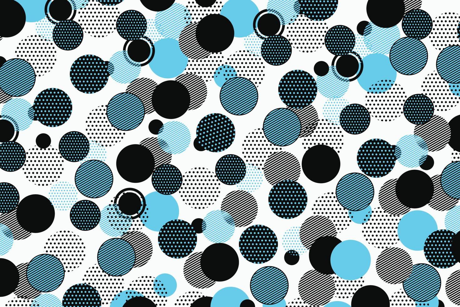 abstraktes schwarzes und blaues geometrisches Formmuster-Vektordesign. Illustrationsvektor eps10 vektor