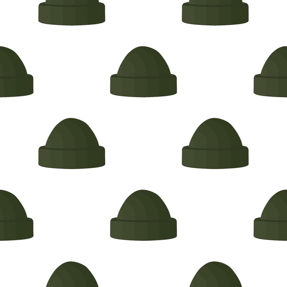 illustration på tema mönster vinter hattar mössa vektor