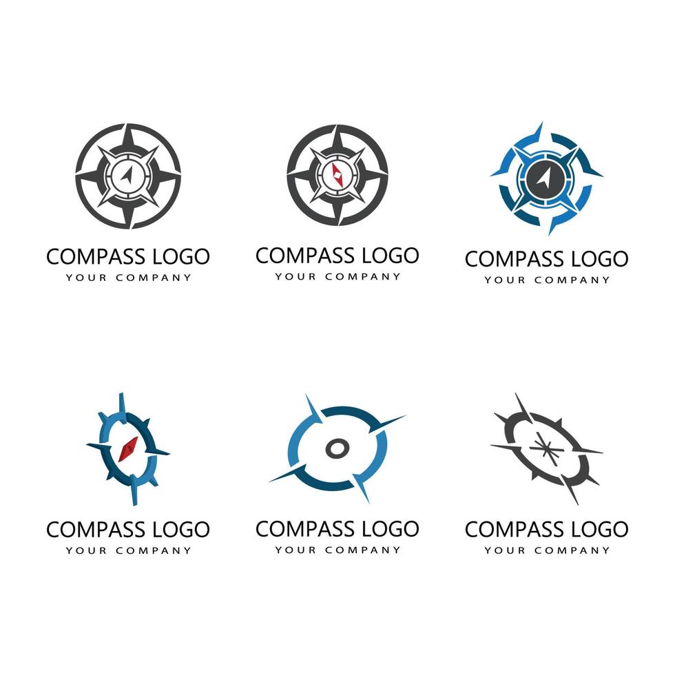 Kompass Logo Vorlage Vektor Symbol Natur