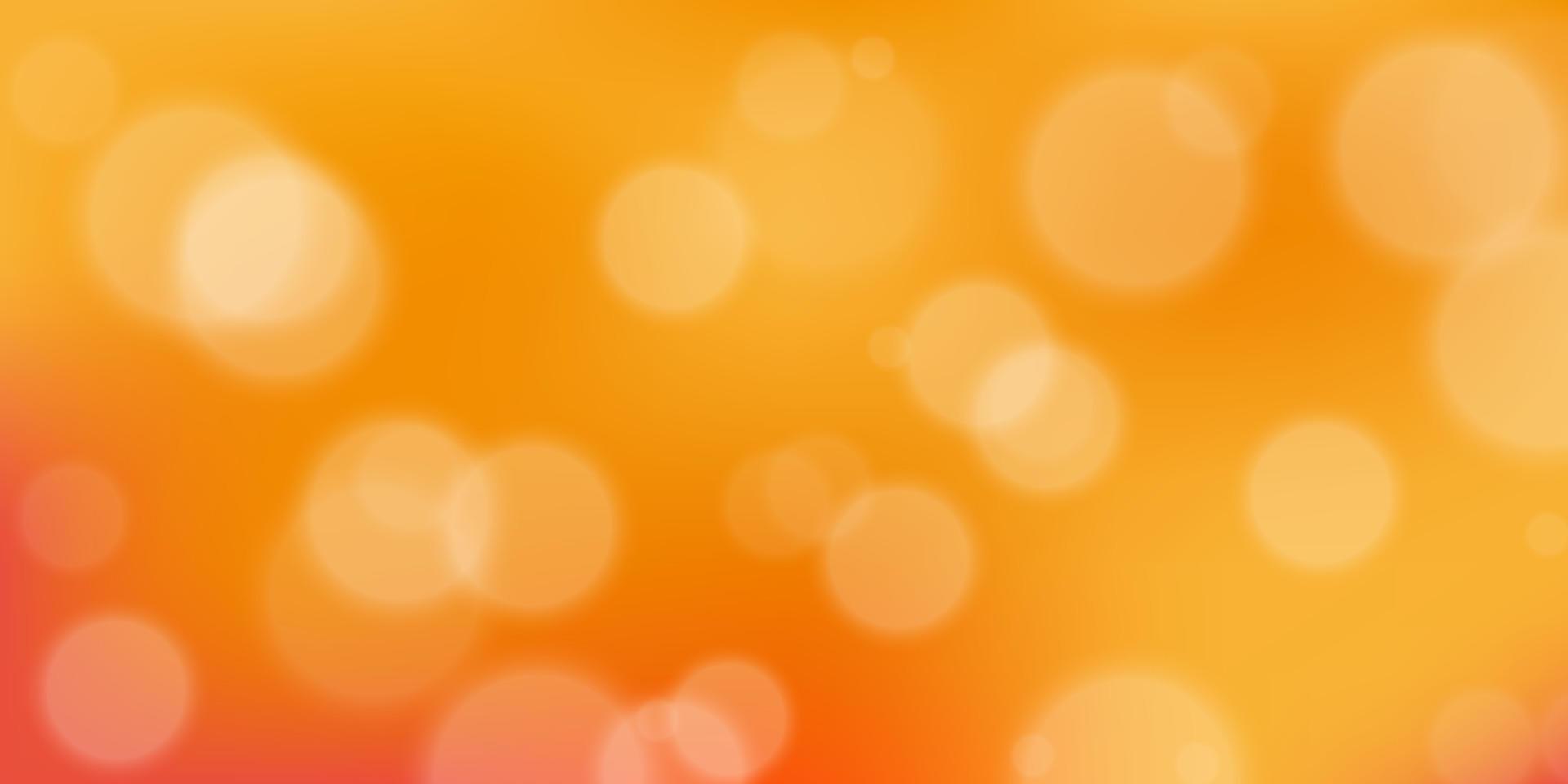 abstrakter orangefarbener Bokeh-Hintergrund. Vektor-Illustration eps10 vektor