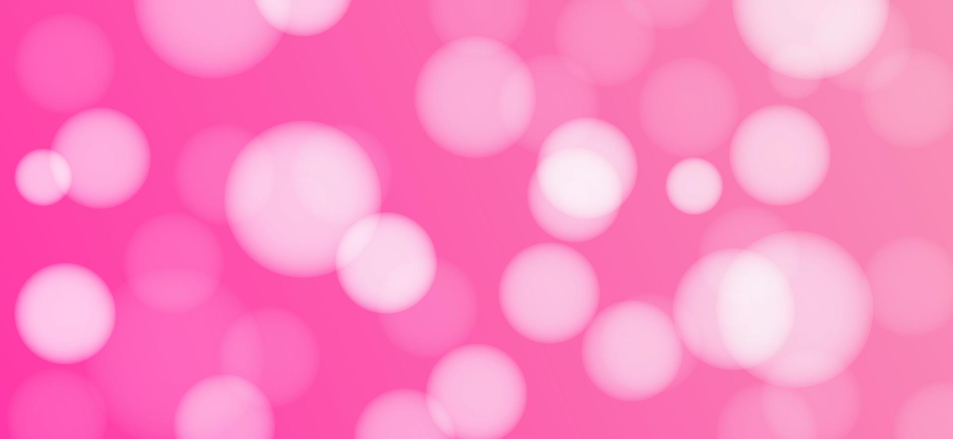 abstrakt rosa prickig bokeh bakgrund. vektor illustration